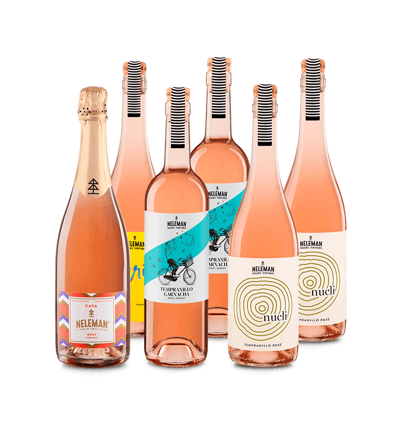 Rosé wijnpakket Organic