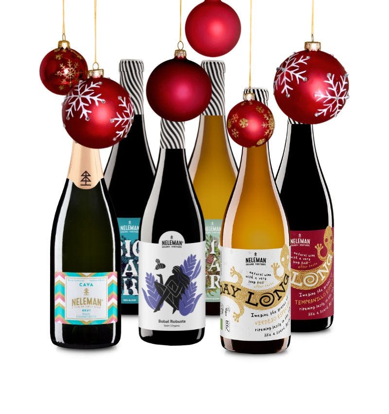 Luxe Kerst Wijnpakket Organic