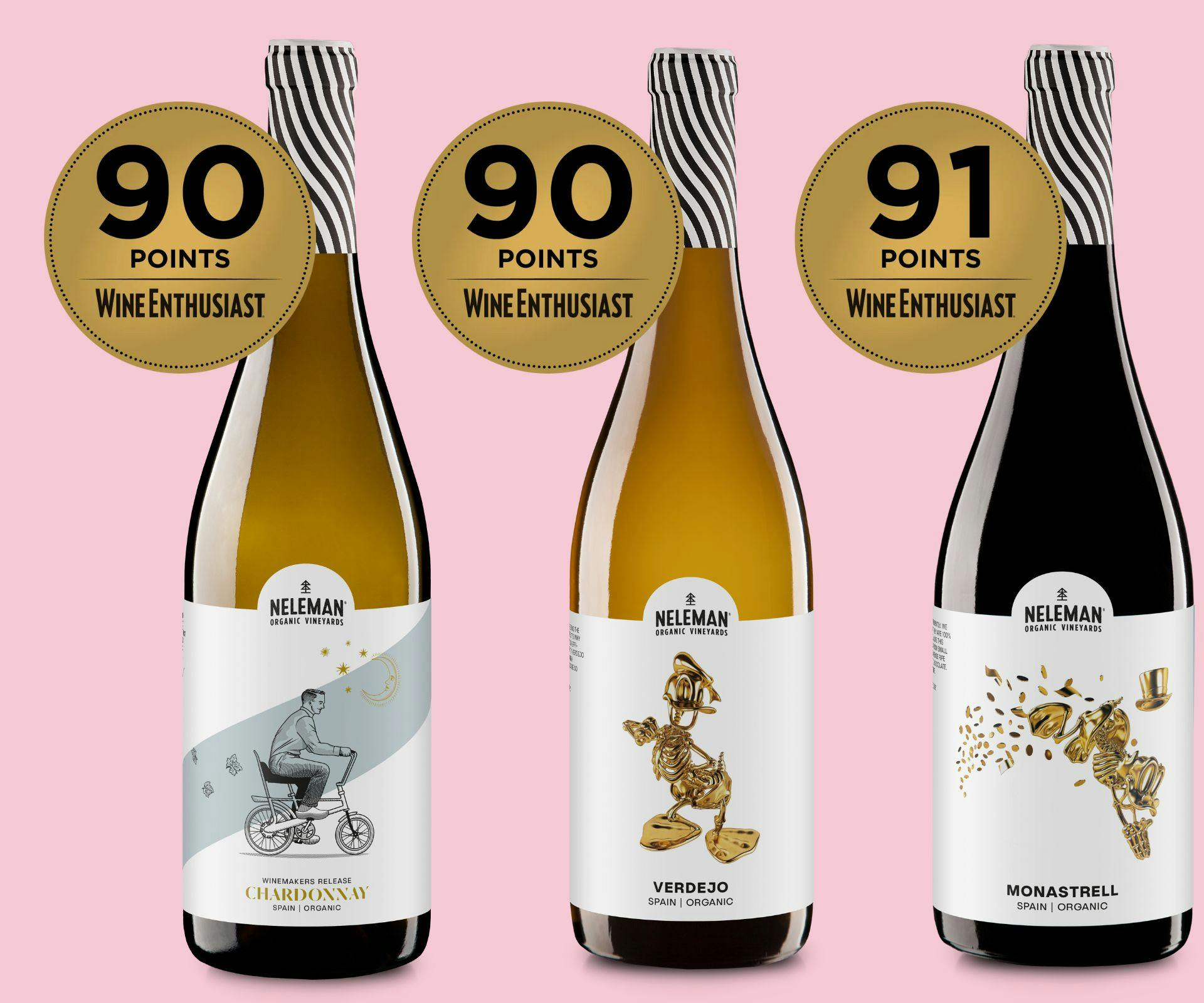 Hoge scores bij Wine Enthusiast voor Neleman!