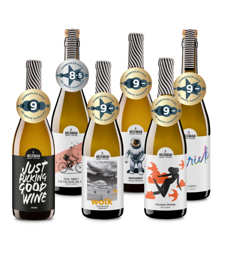 Bekroonde Wijnen Witte Druif Wijnpakket Organic