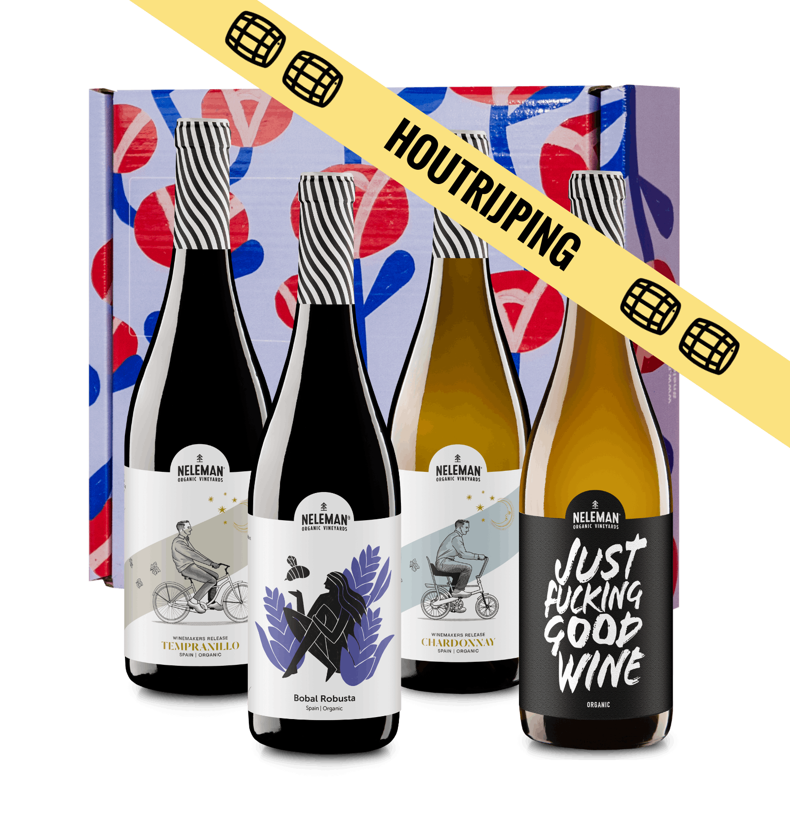 Wijncadeaupakket Houtrijping Organic