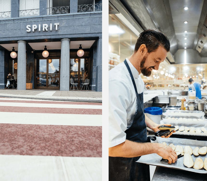 Opscheppen bij restaurant Spirit