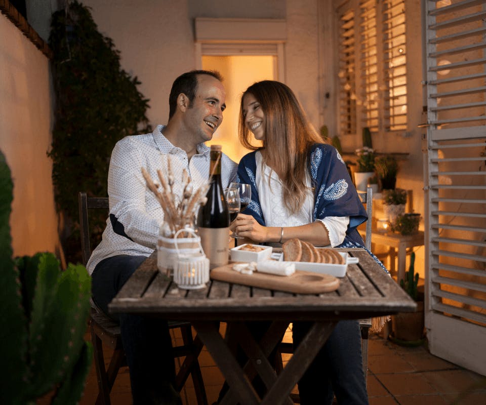 Goed proosten voor een intiem moment