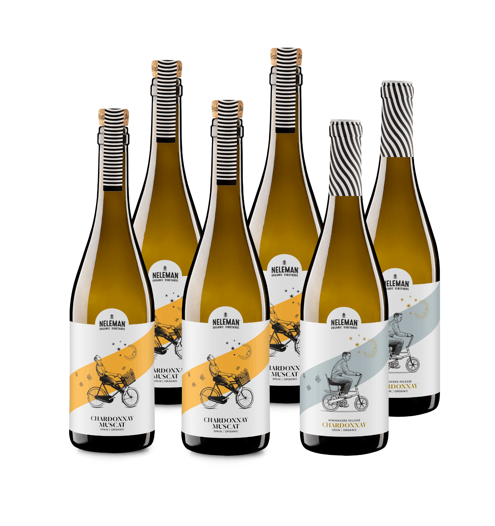 Bike Chardonnay (4+2) Wijnpakket Organic