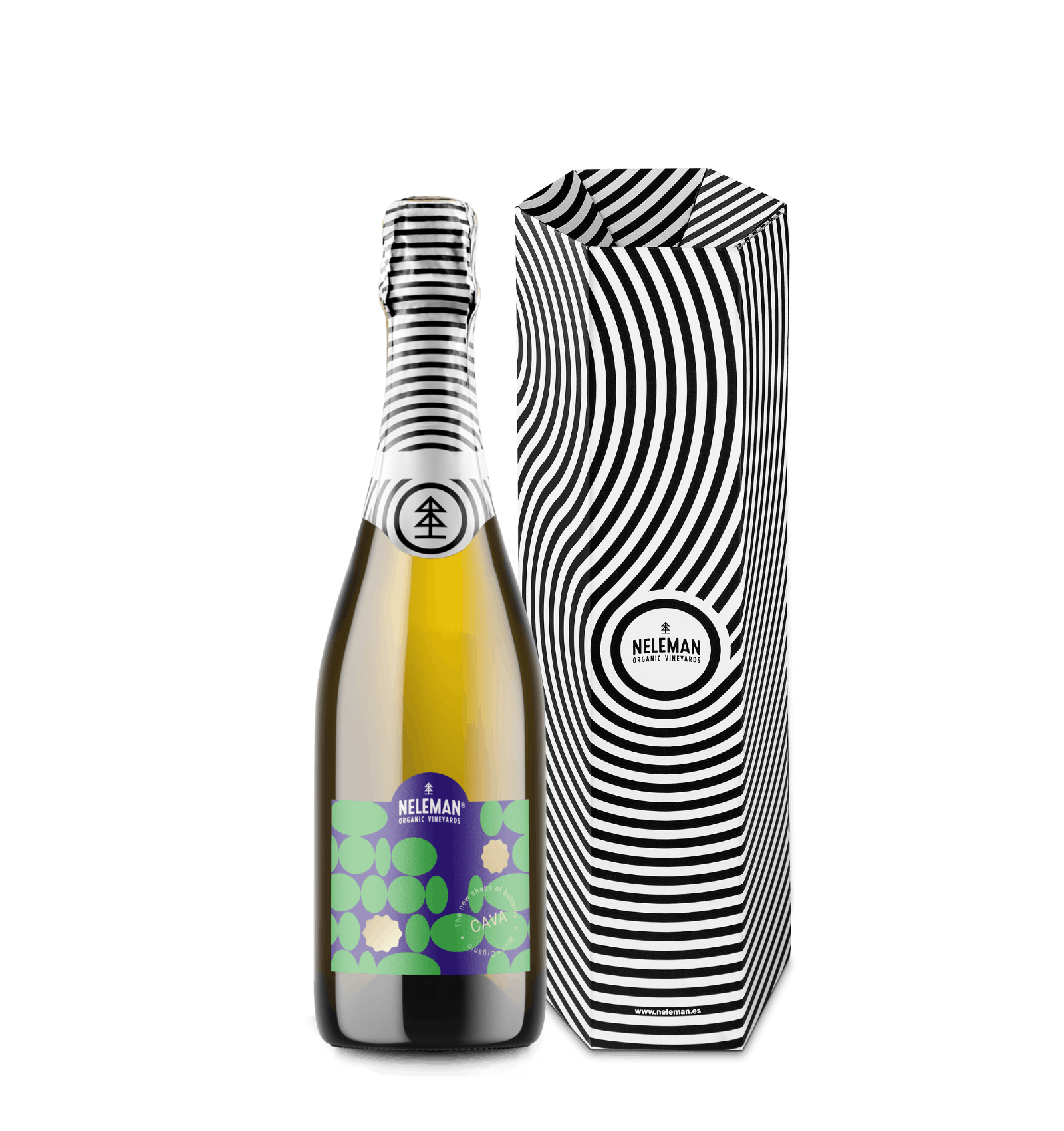 Cava Brut Macabeo Chardonnay Organic Cadeaupakket