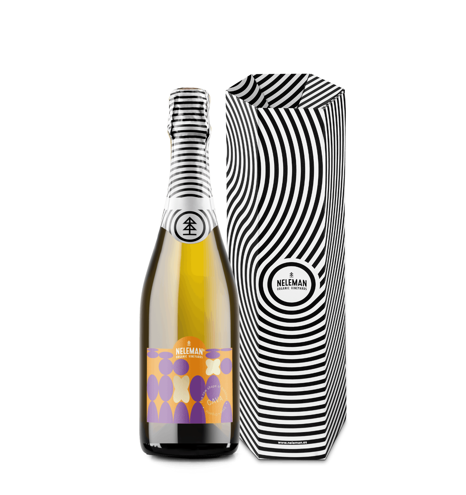 Cava Seco Macabeo Chardonnay Organic Cadeaupakket