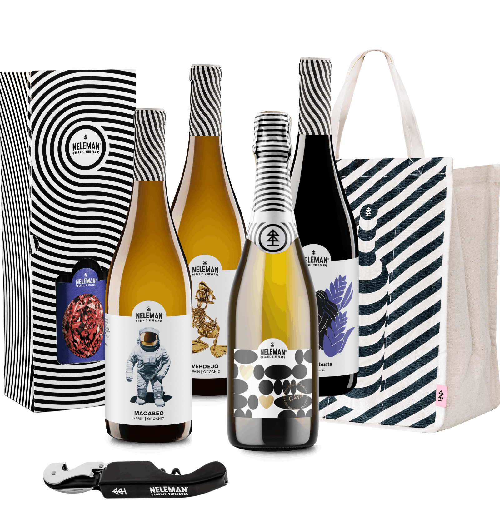 Luxe Kerst Wijnpakket Organic