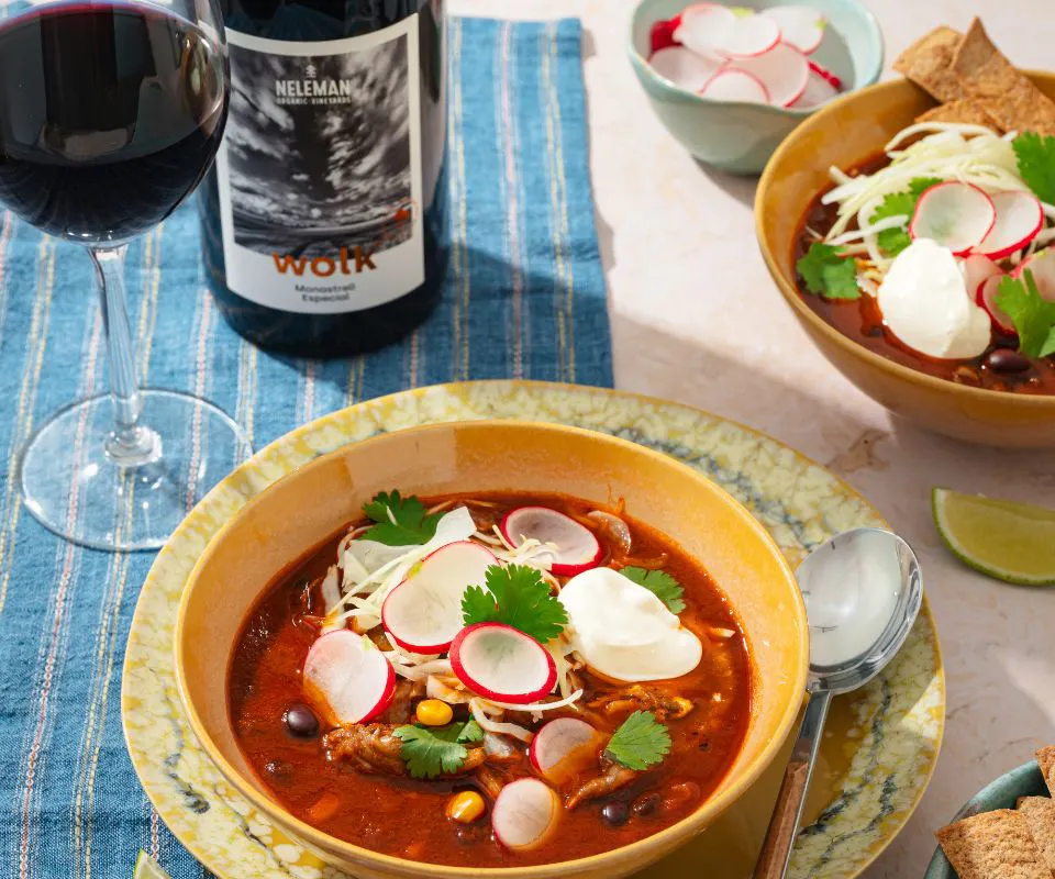 Wijn & spijs: Wolk Monastrell especial en pozole rojo