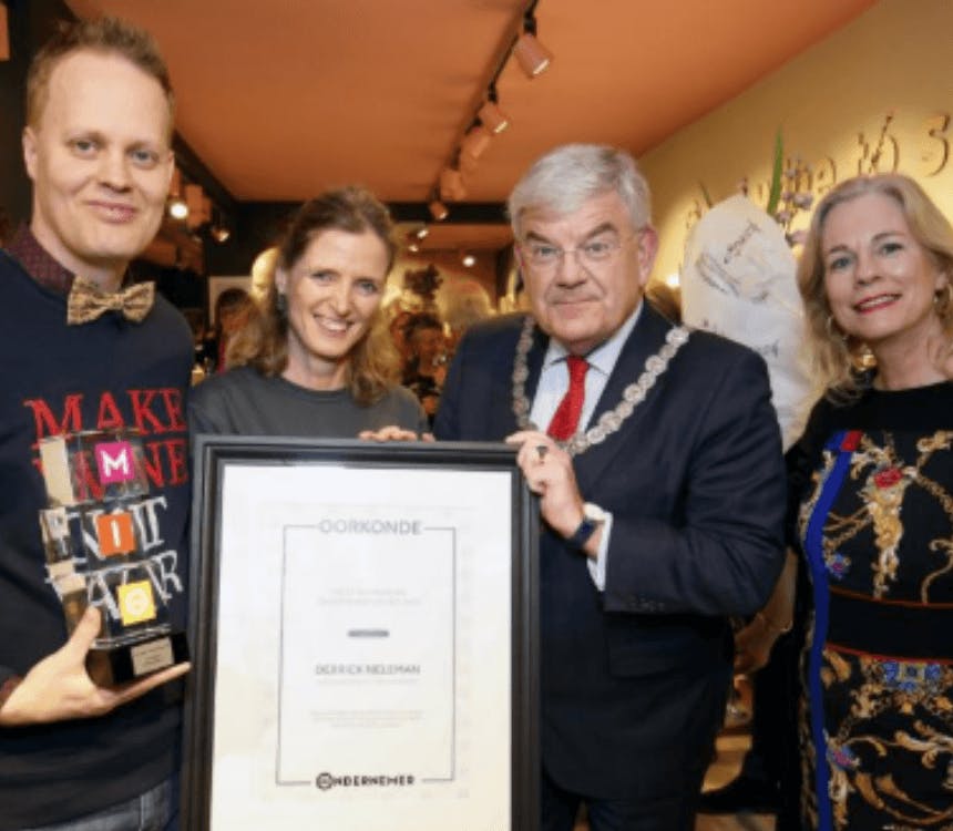 Derrick Neleman Meest Inspirerende Ondernemer van het Jaar